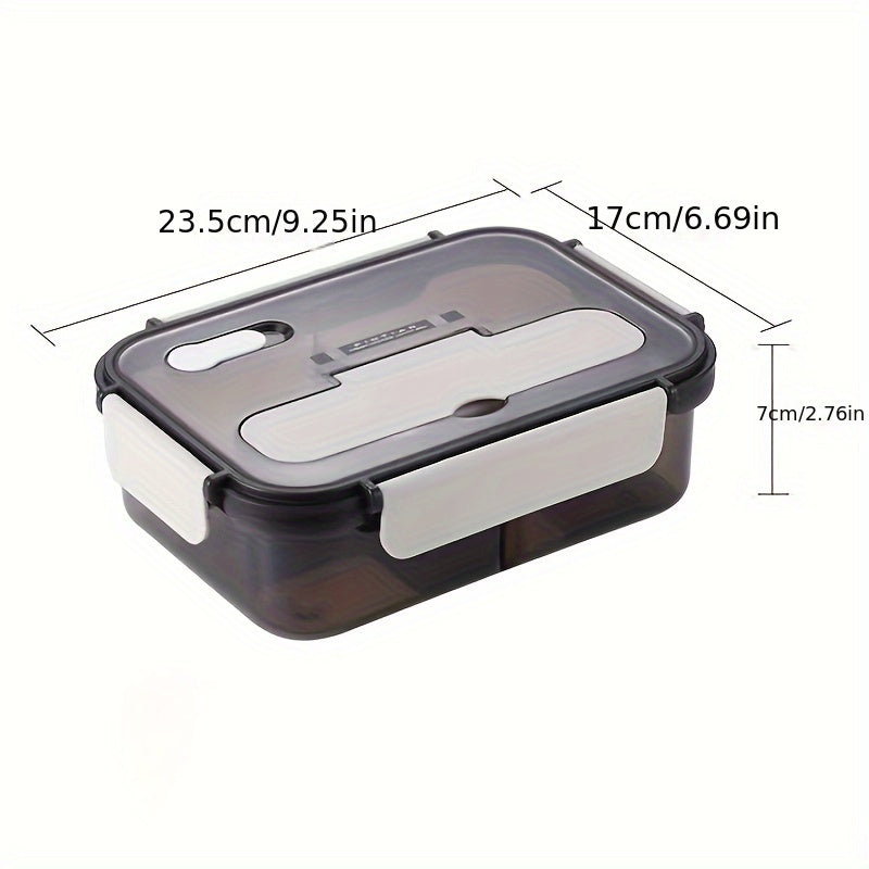 1.5L Portable Lunch Box Bento Box for Outdoor Adventures & Workplace