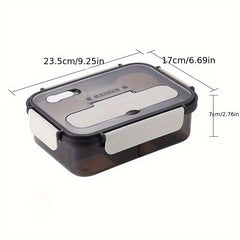 1.5L Portable Lunch Box Bento Box for Outdoor Adventures & Workplace