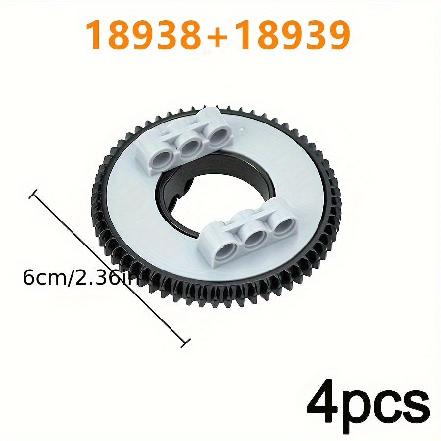 Building Blocks Gears Turntable Parts MOC 18938 18939 48452 50163 2855