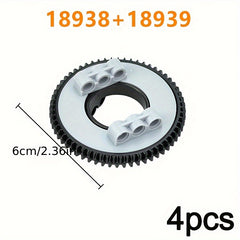Building Blocks Gears Turntable Parts MOC 18938 18939 48452 50163 2855