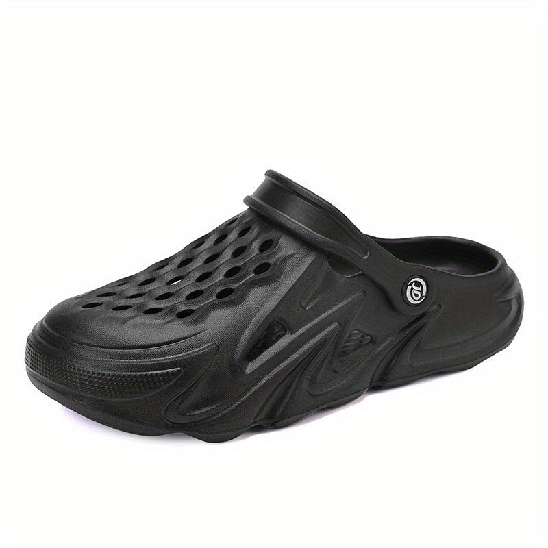Men's Lightweight Comfy Clogs Hollow Out Non Slip Garden Shoes