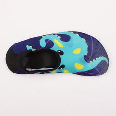 Boy's Octopus Graphic Water Shoes Quick Dry Lightweight Soft Water Socks