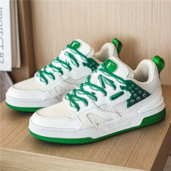 Men's Mesh Lace up Skate Shoes Casual Anti skid Sneakers
