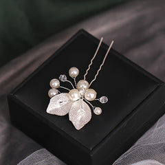 Crystal Hair Clips Flower Bridal Headpieces Leaves Hair Accessories