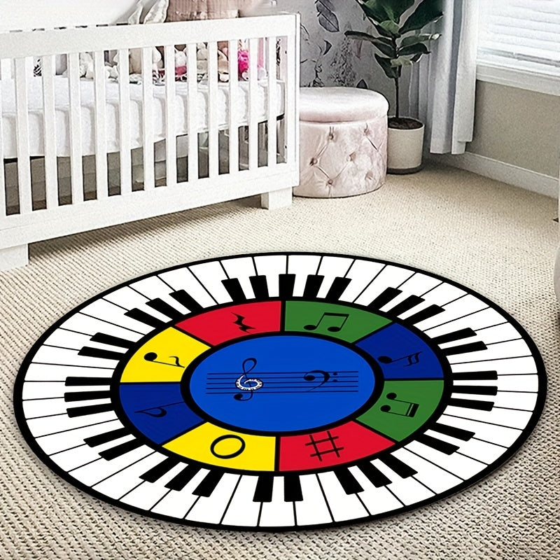 Round Baby Crawling Pad Game Blanket Floor Fun Gym Game Pad