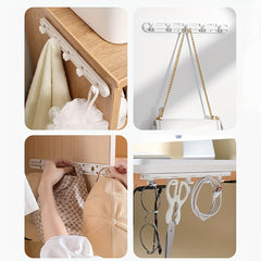 Retractable Storage Hanging Rack Kitchen Wall Mounted
