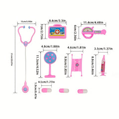 Medical Kit Doctor Boy and Girl Toy Pretend Play Travel Case