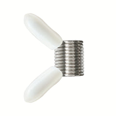 8pcs Stainless Steel Bead Stoppers with Handle for Jewelry Beading