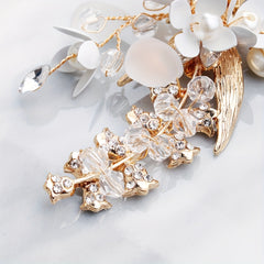 Faux Pearl Hair Clips Crystal Beaded Hair Accessories