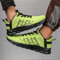 Breathable Flying Woven Shoes Non Slip Running Shoes