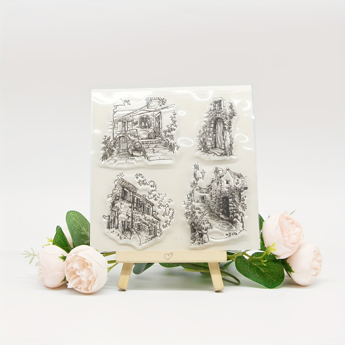 1pc DIY Silicone Cartoon Transparent Stamp for Scrapbooking Card Making