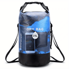 20L Waterproof Dry Bag with Phone Case for Travel Swimming Boating Kayaking Camp