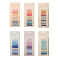 1200pcs Sticky Book Tabs Colorful Writable Transparent Sticky Notes