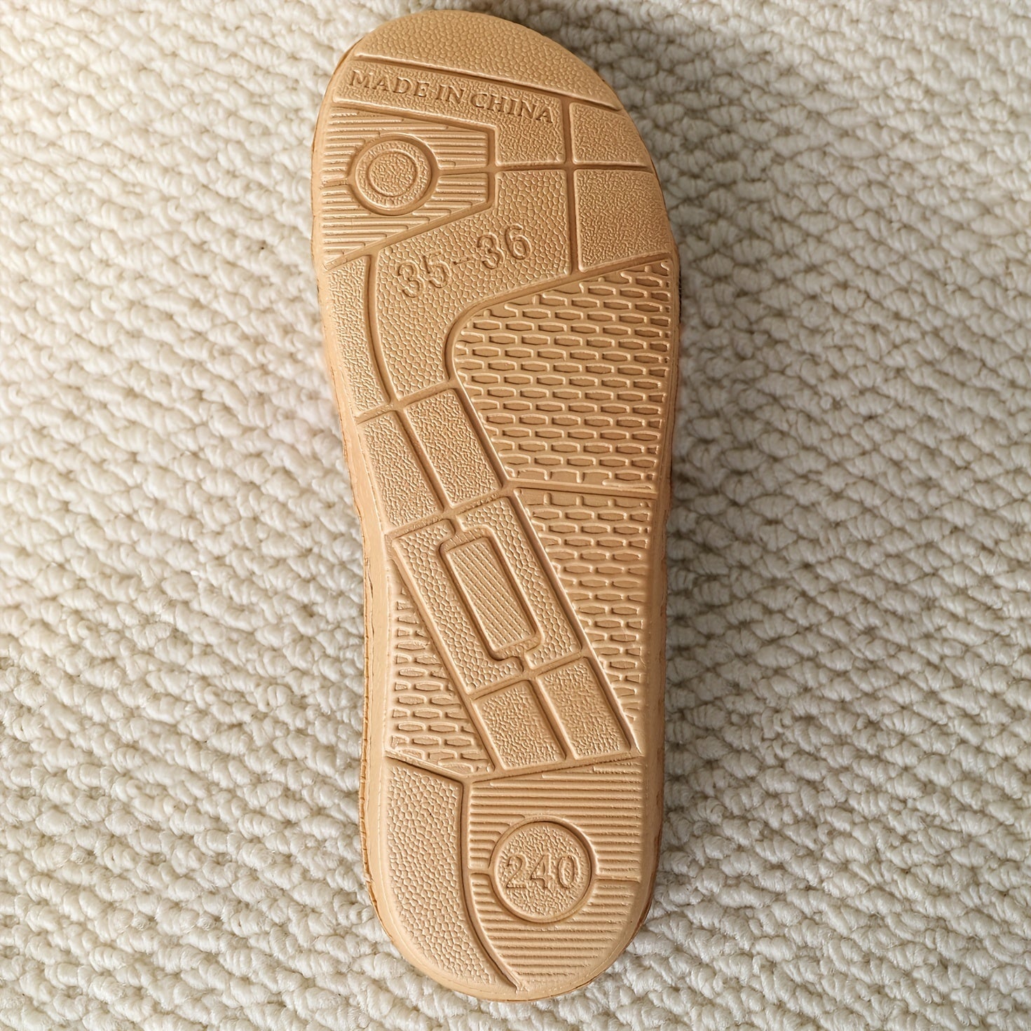 Women's Cartoon Slippers Open Toe Linen Sandals Summer Lightweight Beach Shoes