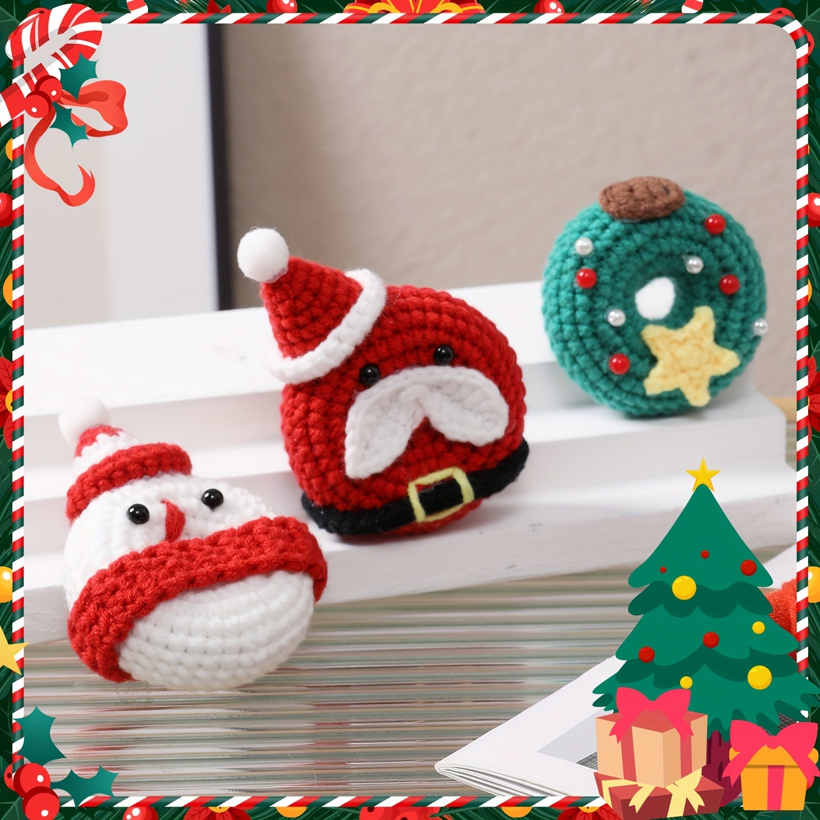 Beginner Crochet Kit: Woolen Doll Gift Set w/ Step-by-Step Video