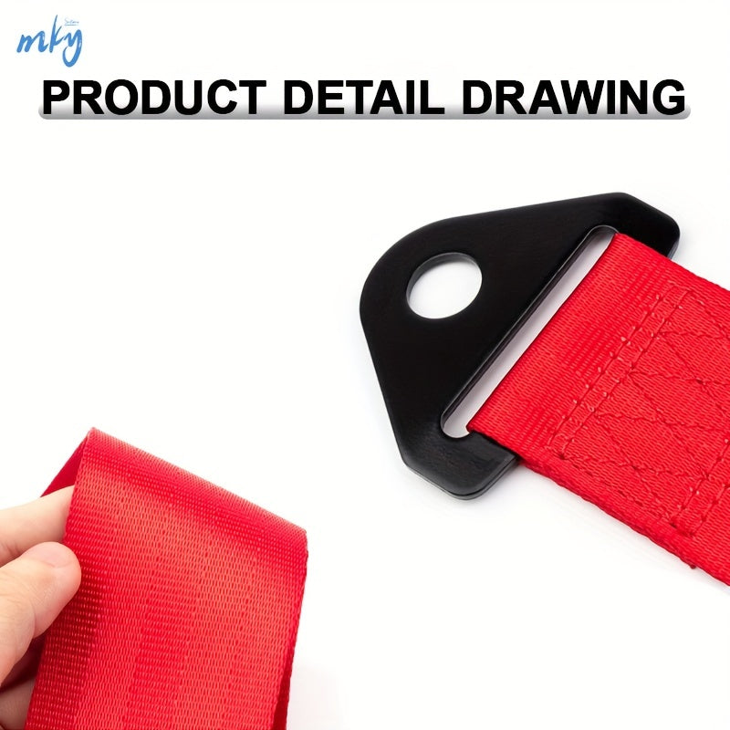 Car Pendant Tow Strap Belt Tow Rope Ribbon Auto Accessories