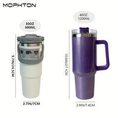 30oz Stainless Steel Insulated Cup With Straw