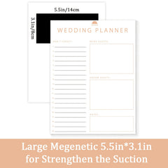 Wedding Planner Guide: Bride & Groom Guests, Notes