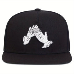 Adjustable Hands Print Baseball Cap for Outdoor Sport