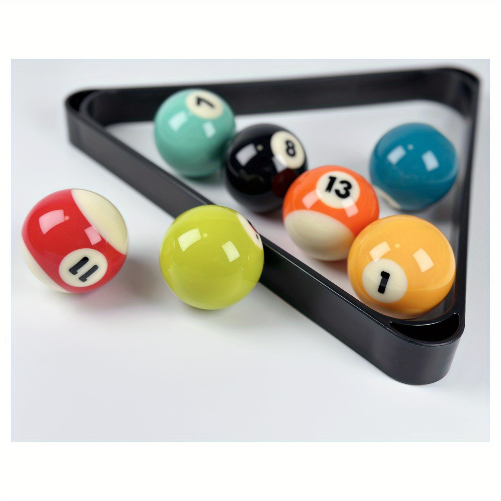 Plastic ABS 15 Ball Triangle Rack For 2 1 4 Pool Ball