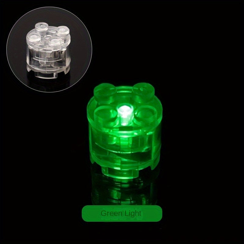 LED Light Up Building Bricks Set Multicolor Classic Transparent 2x2 1x4 Blocks