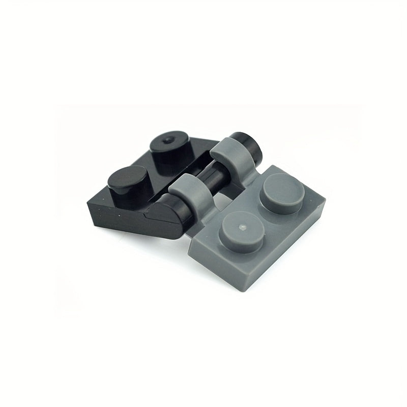 50pcs 1x2 Clip On Bricks w/ Bar Handle for Side Construction Toys