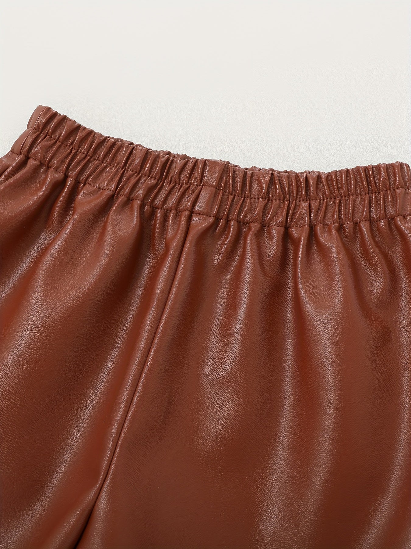 Kid Girls' PU Leather Shorts for Holiday Going Out
