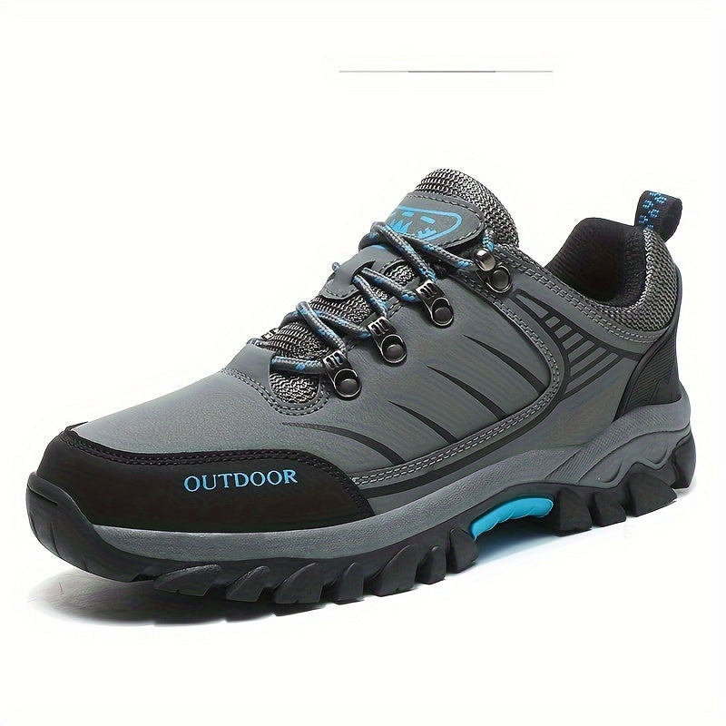 Men's Low Top Hiking Boots Non Slip Lace Up Durable Shoes