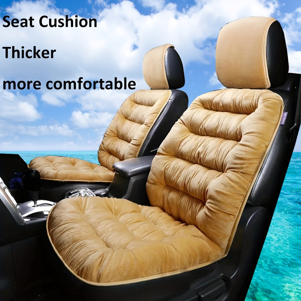 Car Plush Seat Cushion Winter Warm Car Seat Protection Pad