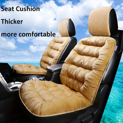 Car Plush Seat Cushion Winter Warm Car Seat Protection Pad