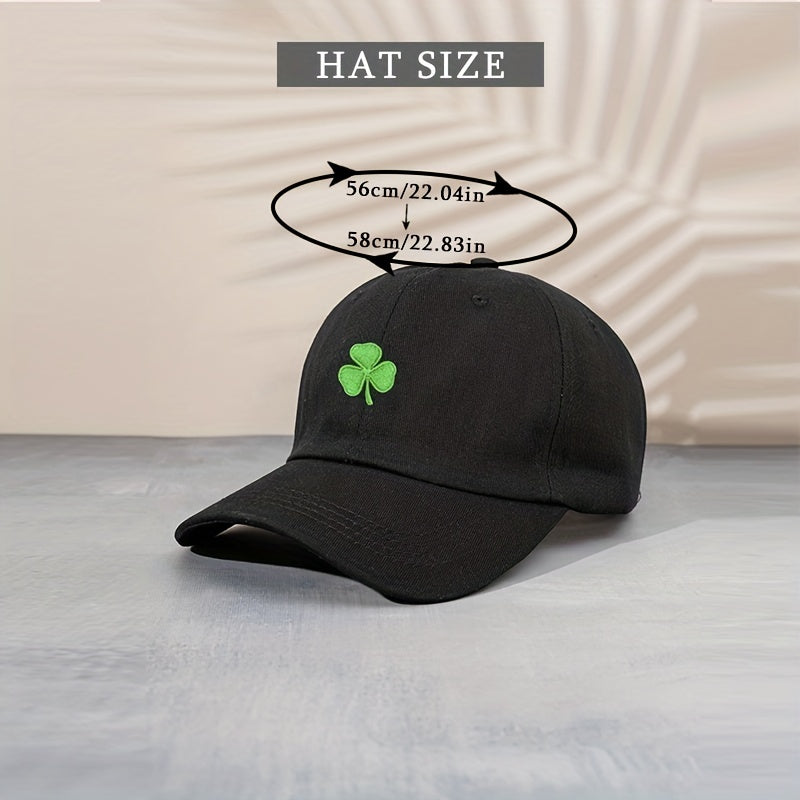 Four Leaf Clover Baseball Cap Sunscreen Sports Hat