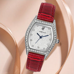 Teenager Faux Diamond Watch Roman Scale Female Student