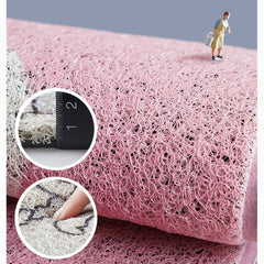 Decorative Vinyl Mesh Printed Floor Mat Anti-slip Rug