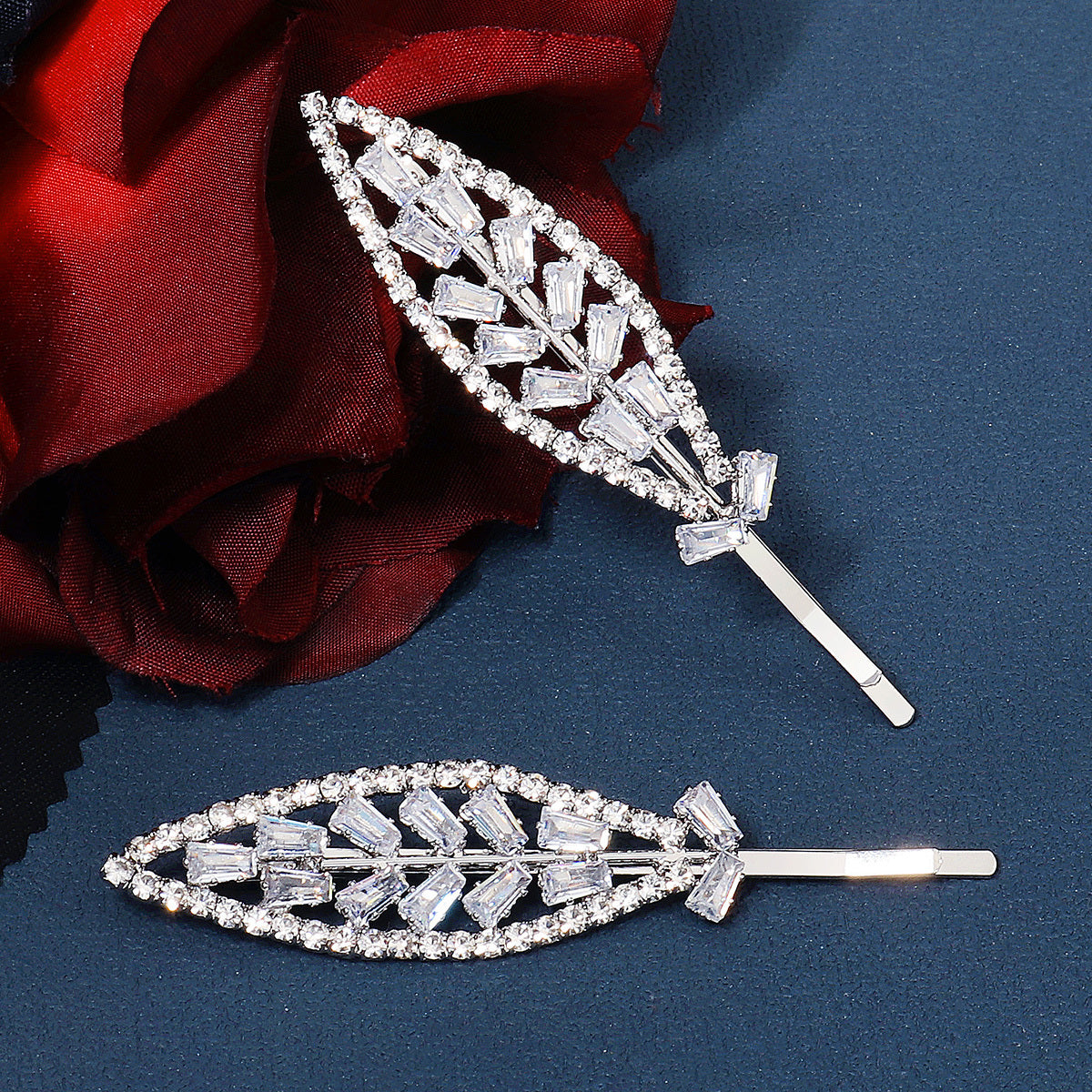 Crystal Wedding Bride Hair Comb Rhinestone Bridal Hair Piece