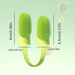 Silicone Fingertip Pet Toothbrush For Dog & Cat