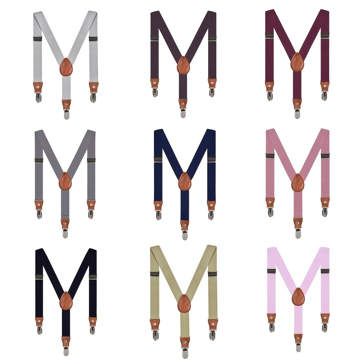 Kids Trousers Shorts Elastic Y Back Suspenders Adjustable Straps