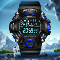 Outdoor Sports Electronic Watch Waterproof Luminous Anti-fall