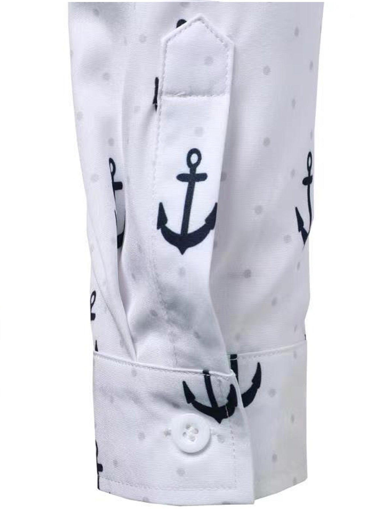 Floral Print Men Long Sleeve Casual Blouse
