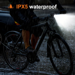 USB Rechargeable LED Bicycle Light Front Headlight for Safe Cycling