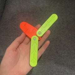 3D Printed Carrot Butterfly Toy for Adults & Kids