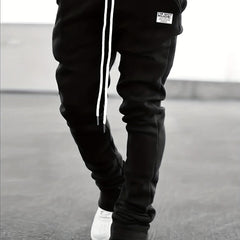 Classic Casual Bell Bottom Joggers Men's Pants