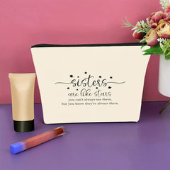 Sisters Like Stars Makeup Bag - Sister Birthday Gift