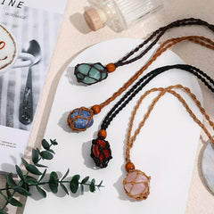 Adjustable Crystal Holder Jewelry Making Necklace Crystal Cage Holder