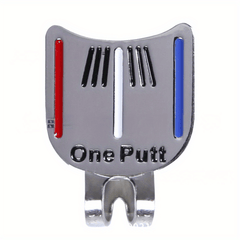 Golf Hat Clip w/ Magnetic Ball Marker Durable Metal Clip Easy Attachment