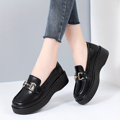 British Style Loafers Slip On Shoes Walking Shoes