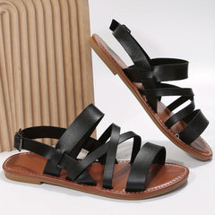 Women's Roman Flat Sandals Open Toe Anti-Skid Shoes