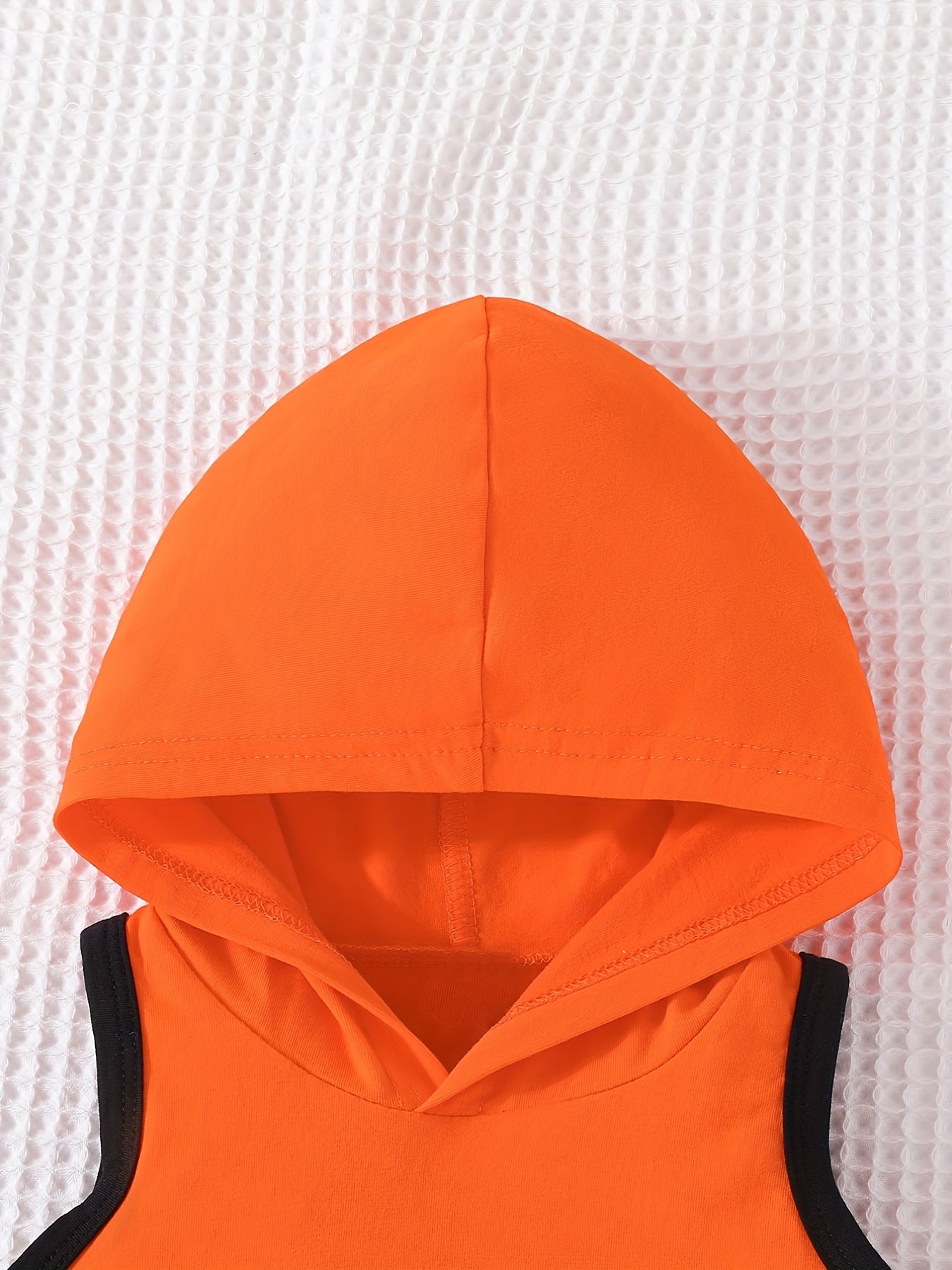 Toddler Boys Hooded Vest & Shorts Set Pop Cotton Casual Summer Clothes