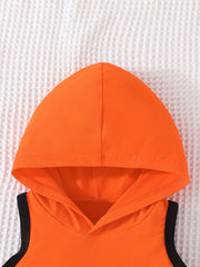 Toddler Boys Hooded Vest & Shorts Set Pop Cotton Casual Summer Clothes