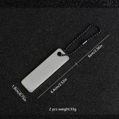 Portable Fishing Hook Sharpener Tool with Keychain