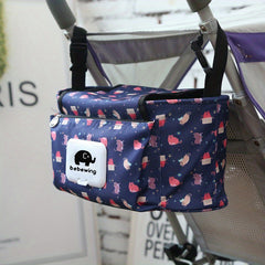 Stroller Organizer Mummy Bag Insulated Cup Holder Storage Bag